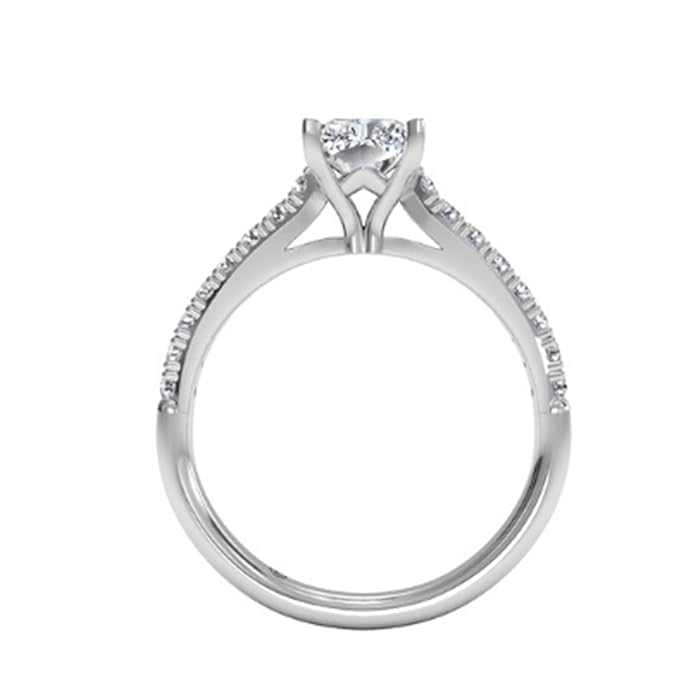 Pankaj-Store 2.20Ct Emerald Cut Lab Created Diamond Solitaire Woman's Engagement Wedding Ring 14K White Gold Finish 925 Sterling Silver Ring3