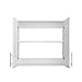 Prepac Elite 32'' Bathroom Wall Cabinet with Panel Doors, Wood Kitchen Pantry Cabinet, Wall Hanging Laundry Room Cupboard with 1 Adjustable Shelf for Kitchen, Laundry Room and Bathroom, White