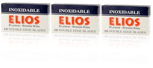 30 Cuchillas de afeitar Elios Inoxidable