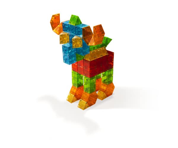Magna-Qubix 85-Piece Magnetic Construction Set, The Original Magnetic Building Brand