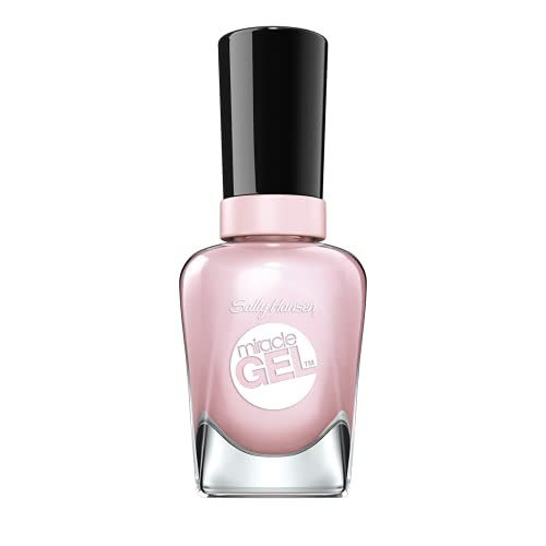 Sally Hansen Miracle Gel Nagellack ohne künstliches UV-Licht Plush Blush, Pink, mit intensiv glänzendem Gel-Finish, Nr. 234, (1 x 14,7 ml)
