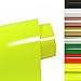 FOSER Pellicola per plotter in tessuto, 30 cm x 3 m, Vinile Termoadesivo per Tessuti, per magliette fai da te, tessuti (Jaune Fluorescent)