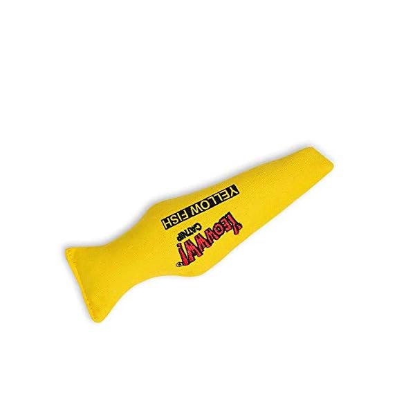 Rosewood 63102 Yeowww! Katzenspielzeug gelber Fisch