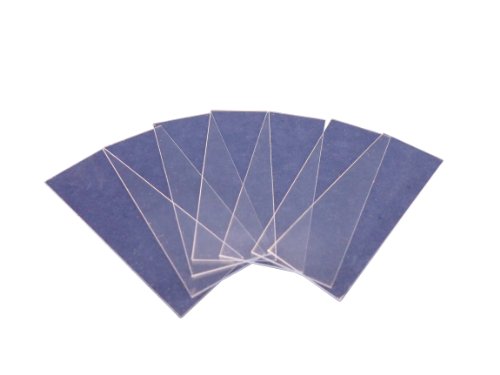 Ajax Scientific Plastic Microscope Slide, 75mm Length x 25mm Width, Clear (Pack of 72),BI598-0072