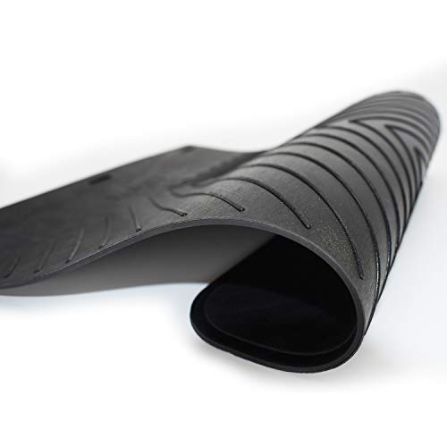 Image of XUKEY Universal Heavy Duty Rubber Mud Flaps for Car, Pickup, SUV, Van, Trucks, RV, Semi-Truck, 4WD Off-Road, 15x12 Inch, 4mm Thick, Set of 4, Front and Rear Splash Guards