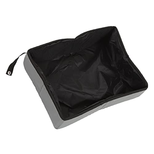 Arenero Plegable para Gatos de Tela Portable Gris miniatura 2