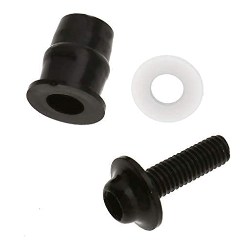 Kit Bulloni M5 Per Parabrezza Moto - 10 Pezzi Con Dadi In Gomma E Attrezzo - Nero - Foto 4