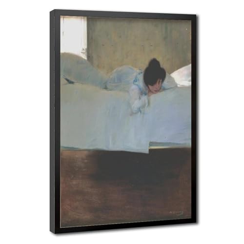 Toile Laziness Ramon Casas pour créer un coin lecture apaisant au salon