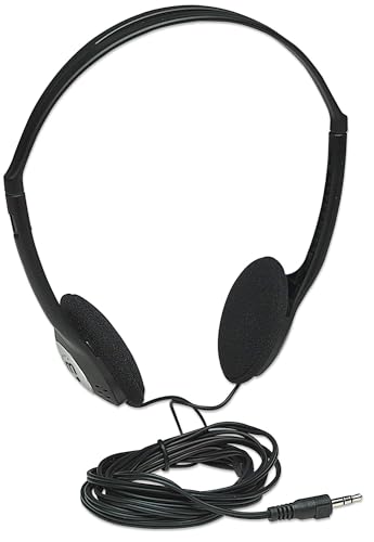 Audífonos, Musical Instruments Manhattan 177481 Stereo Audífonos with Adjustable Headband Black