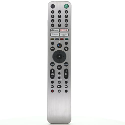 Dan's Originals Compatible with Sony RMF-TX621U Backlit Smart TV Remote Control with Voice | YouTube, Netflix, Disney+, Prime Video | Metal Front - 1-009-947-12