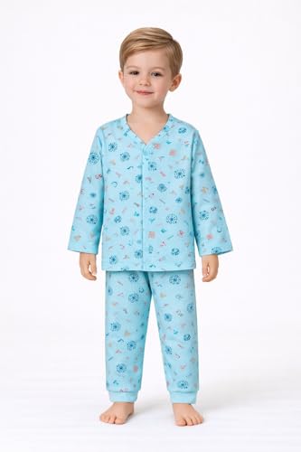 Image of TS LAVI TAVI Kids Printed Long Sleeve Pyjama Set with Top and Bottoms