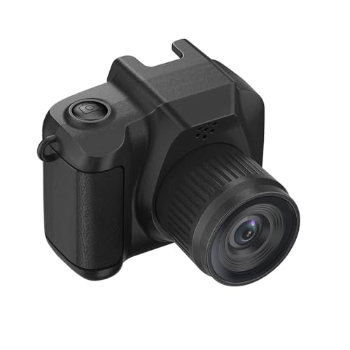 Caméra numérique nostalgique grand angle 120° avec support carte 128 Go