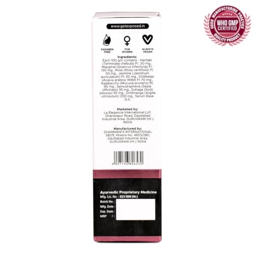 Image of Exposed Always-18 Intimate Serum For Women | Revitalizing, Hydrating & Soothing Formula for Intimate Area | pH Balanced, Paraben & Sulphate Free | 35 gm