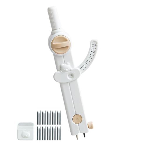 Instrumentos de dibujo: brújula de dibujo de precisión, brújula ajustable profesional | Brújula compacta con escala, instrumento de dibujo, herramienta de dibujo portátil para estudiantes para la