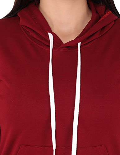 Image of JUNEBERRY Sweatshirt for Women, Cotton Blend Full Sleeves Aesthetic Sweatshirt for Women Stylish, Winterwear with Neck Hoodies, Round Neck Regular Fit Long Sleeve Womens Sweatshirt