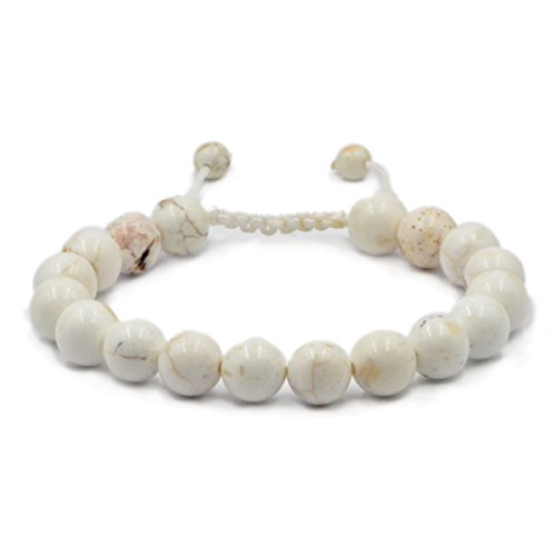 Image of AD Beads Natural 10mm Gemstone Bracelets Healing Power Crystal Macrame Adjustable 7-9 Inch