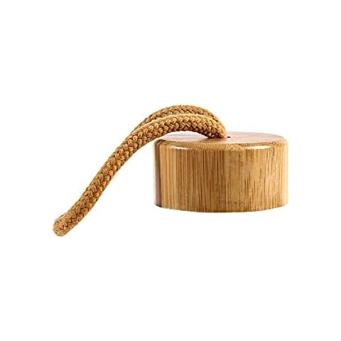 PROBTTL Bamboo Lid for 32 Oz Motivational Glass Water Bottles - Durable, Stylish and BPA - Free, Bamboo Top Replacement Cap for 1.45-inch Wide Mouth Water Bottles Cover