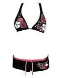 Occasions: Convient pour la plage, la natation, le surf, les sports nautiques, les promenades sur la plage, les piscines, les fêtes en maillot de bain, etc. Le forfait comprend: 1 x Haut de bikini + 1 x Short de Bain.