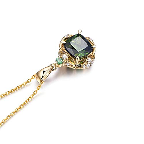 Collier émeraude en argent 925 de prestige pour sublimer le décolleté