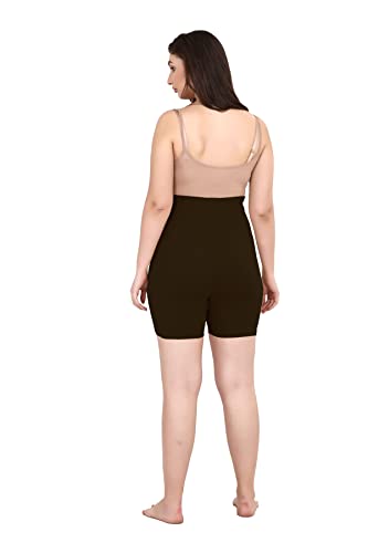 Image of Women's Cotton Maternity Shorts Over The Belly for Pregnant Women for Pre & Post Pregnancy