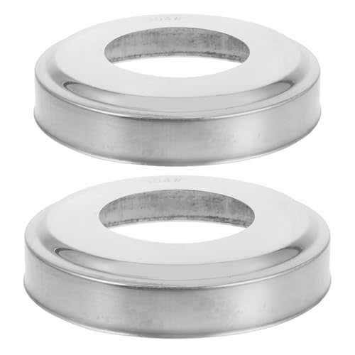 VICASKY 2pcs Stainless Steel Pool Ladder Escutcheons Cover Plates for Handrail Tubing Wear-resistant Pool Swimming Ladder Guard for Enhanced Stability and Secure Fit Multipurpose Outdoor