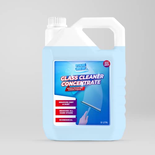 Stain Crew Glass Cleaner Concentrate with Anti-Static Property | Refill Jar 5Ltr (Lavender) | Make 50L Solution | Non-Toxic | Alcohol Free (B0BJQ589C1) Amazon Price History, Amazon Price Tracker