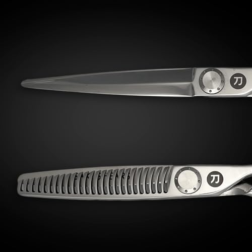 Saki Shears Tanto - Professional 6.5" Hair Cutting Scissors Set Includes Thinning Shears and Leather Case - Image 3