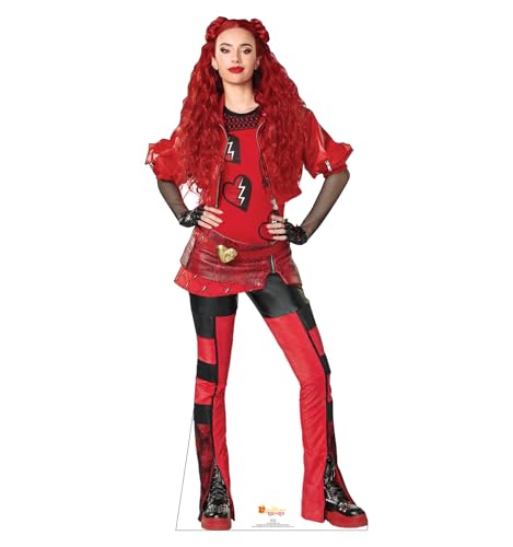 Cardboard People Red Life Size Cardboard Cutout Standup - Descendants: The Rise of Red (2024 Film)