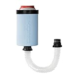 El bidón de cerveza Kong 2.0. Una lata portátil o taza de botella con una manguera desmontable y expandible para embudar tu cerveza.