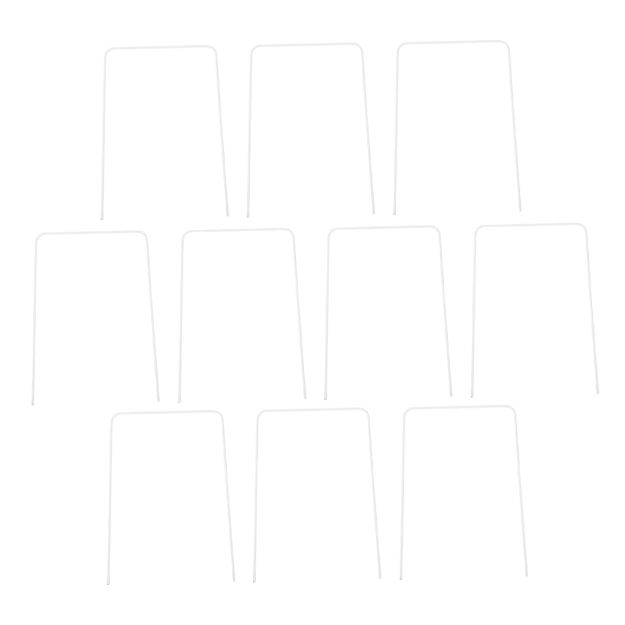 FONDOTIN 10pcs Durable Metal Hoops for Lawn Games Easy Installation Family Friendly Outdoor Fun for Backyard Gatherings and Outdoor Activities