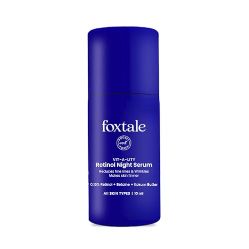 Foxtale 0.15% Beginner Friendly Retinol Night Serum | Anti-Aging ...