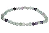 Regenbogen Fluorit Kugel Armband. Jetzt Online bei Heilsteinoase24 entdecken! Heilsteinoase24: Toller Schmuck – Steine – Mineralien und vieles mehr.