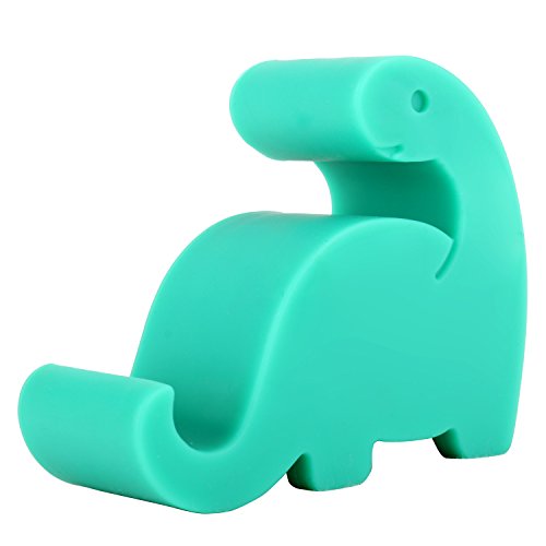 Plinrise Animal Desk Phone Stand, Update Dinosaur Silicone Office Phone Holder, Creative Phone Tablet Stand Mounts, Size:1.3" X 3.1" X 2.8"(T-Blue) #TOP5