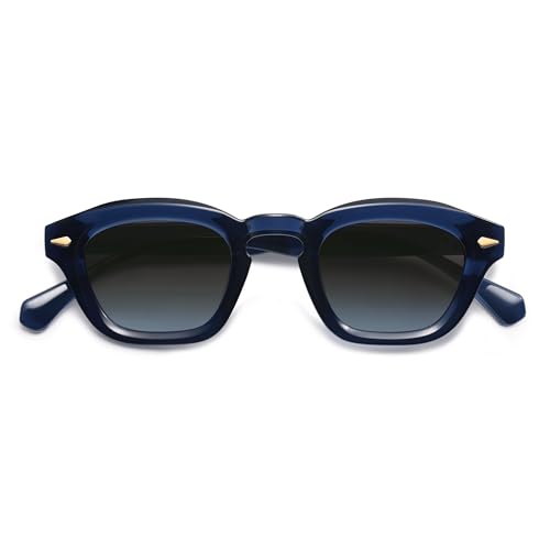 Image of Appassal Small Retro Square Sunglasses for Women Mens Rectangle Sunnies AP3680