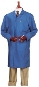 Worklon Lab Coat Unisex Microstat Blue Esd Sz M