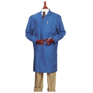 Worklon Lab Coat Unisex Microstat Blue Esd Sz M