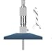 MeterTo Depth Micrometer,Range: 0-25mm, 0.01mm, L:76mm, H:18mm, L1:25mm