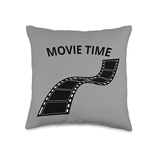 Cinemaphotography film strip for movie theater Throw Pillow