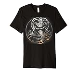 Cobra Kai Rusted Steel Snake Logo Premium T-Shirt