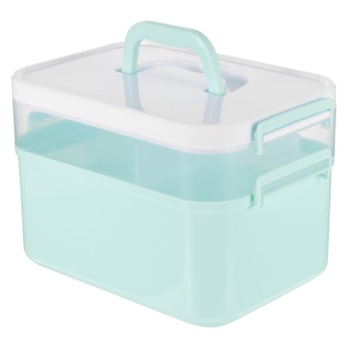 ASAKKURA シー美甲用品 工具箱 大号 手提 美容 収納ボックス ネイルポリッシュ 保管箱 耐久性 素材製 ネイルアートサロン 自宅対応 大容量 多設計