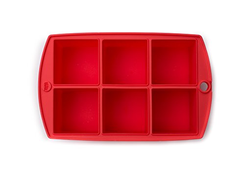 Tulz Mega Ice Block Tray, Silicone, Ruby miniatura 5
