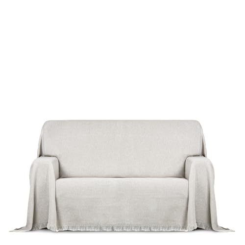 ECOMMERC3 | Plaid Multiusos Alessia Tamaño 300x260 cm - Colcha Multiusos Color Tabaco Cubrecama Decorativo para Sofá y Cama