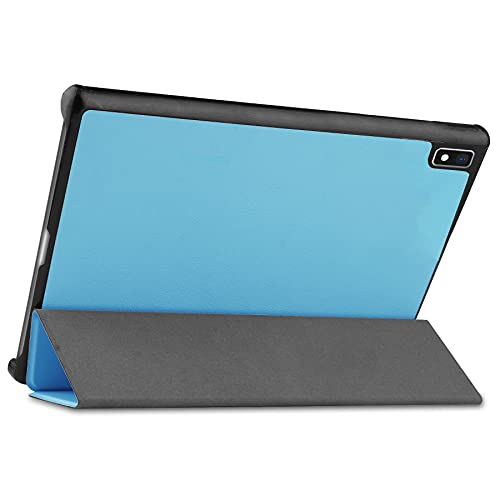 Case Compatible With For Vastking Kingpad K10 / K10 Pro Tablet Cases Slim Light-Weight Pu Leather Smart Tablet Shell Cover Foldable Stand Case Fit (Sky Blue) #TOP3