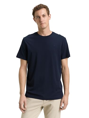Basic T-Shirt mit Stickerei