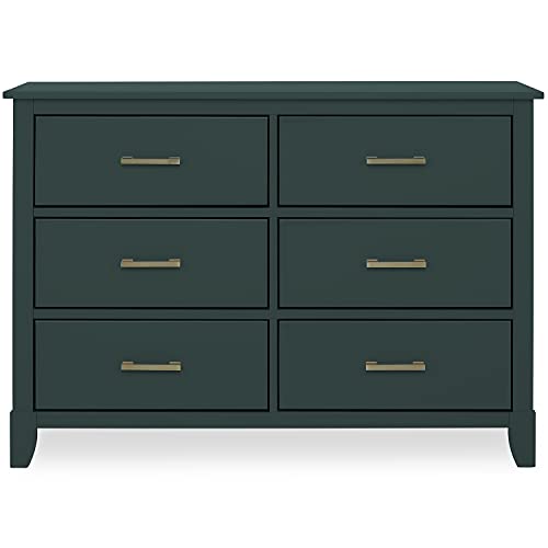 Dream On Me Universal Double Dresser I Kids Bedroom Dresser I Six Drawers Dresser I Mid Century Modern