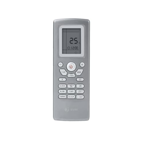 Image of 7SEVEN Compatible with Videocon AC Remote Control YT1F Model 176 Suitable for Split & Window 1 1.5 2 Ton Air Conditioner - Match Each Keys Exactly to Replicate Genuine Remote Function