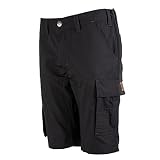 FORSBERG Buxa Kurze Arbeitshose, Shorts für die Arbeit, Kurze Hose für die Arbeit, Farbe:anthrazit/schwarz, Größe:48