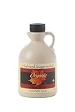 Highland Sugarworks Jug 100% Maple Syrup Pure Grade A Organic Dark with Robust Taste 32oz.