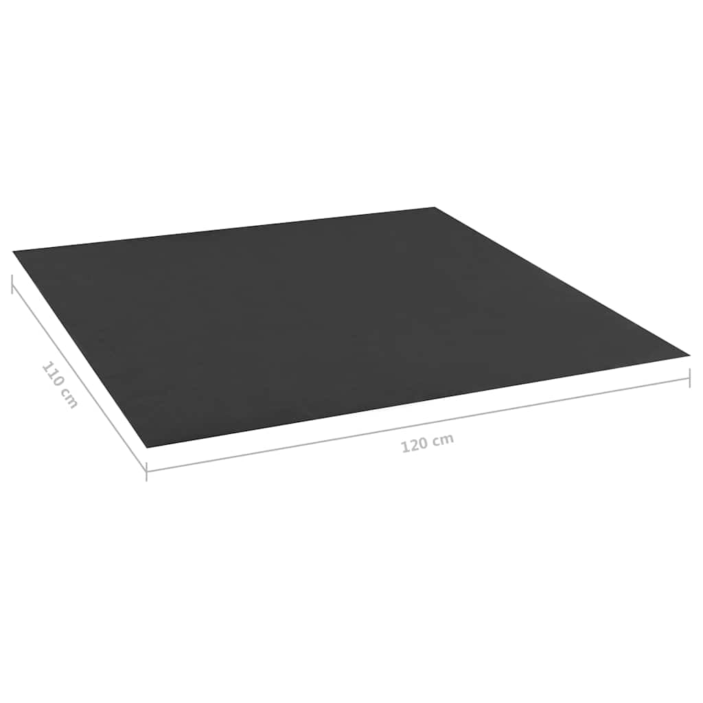 Mangloder Sandkasten-Folie Schwarz 120x110 cm wetterfeste PE Unterlage für Sandkiste Buddelkasten Gartenspielzeug Schutz gegen Unkraut und Tiere für draußen Terrasse Balkon Kind