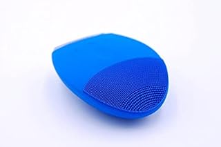 one year warranty_Facial Brush Electric Face Cleanser Vibrate, Waterproof Silicone Brush Massager Facial Skin Care-blue09877200